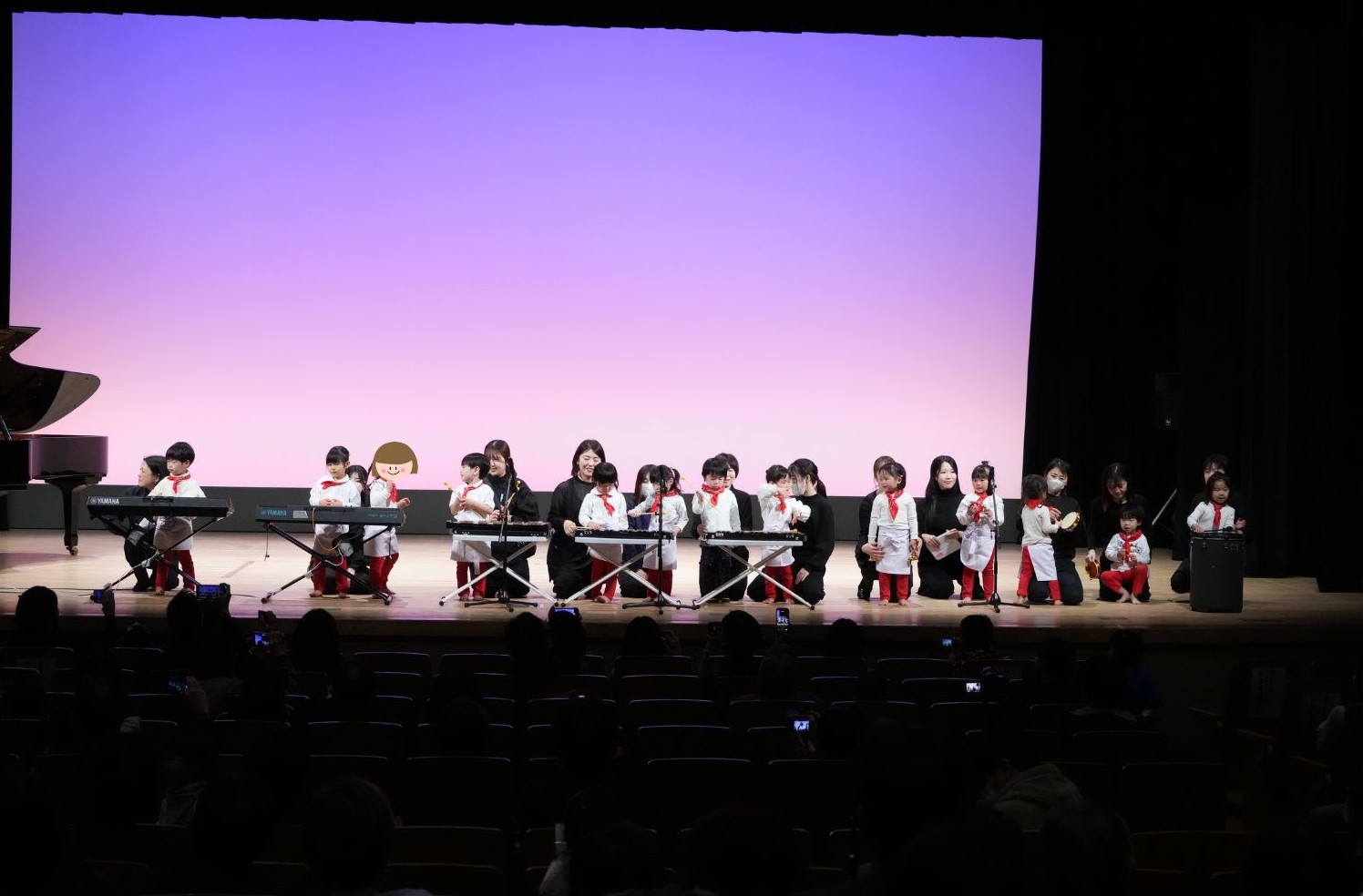 2歳児　合奏　リトミック 